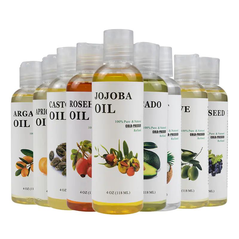Pure Cold-Pressed Carrier Oil for Skin and Hair, 118ml Seomou