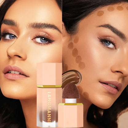 Liquid Foundation with Built-In Sponge – how to use