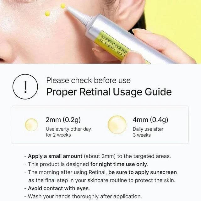 How to apply Retinal Shot Tightening Serum, step-by-step guide