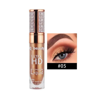 Pearlescent Liquid Glitter Eyeshadow in Gold