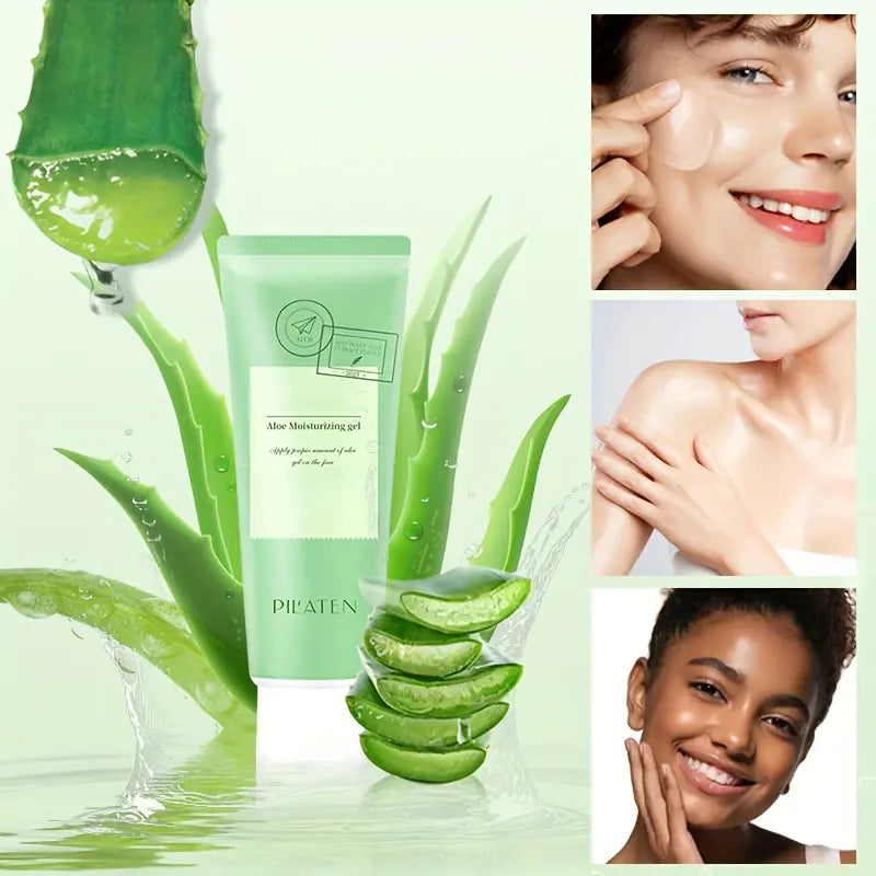 Aloe Gel for Face Moisturizing and Refreshing Care Pilaten