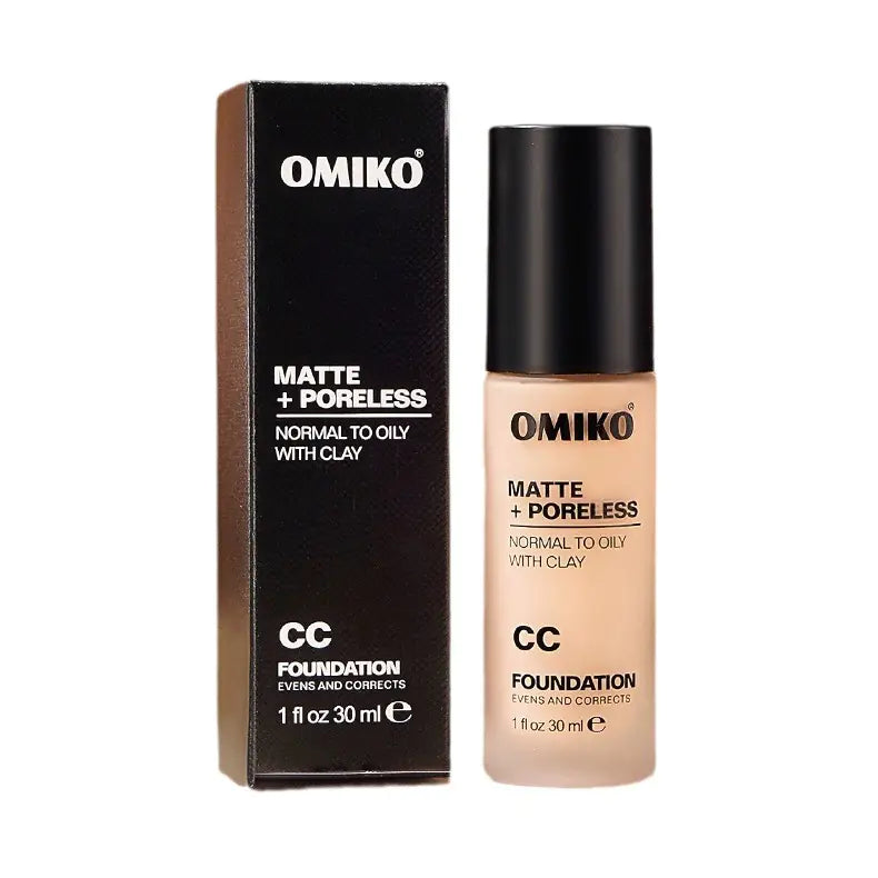 Matte Poreless CC Foundation – Sheer Buildable Coverage