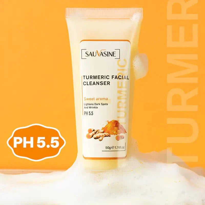 Turmeric Brightening Facial Cleanser, 50g