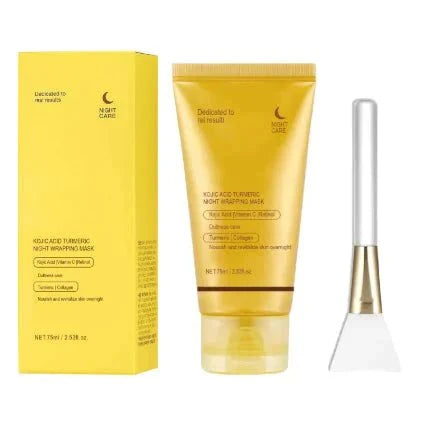 Turmeric Collagen Peel-Off Face Mask peel removal process