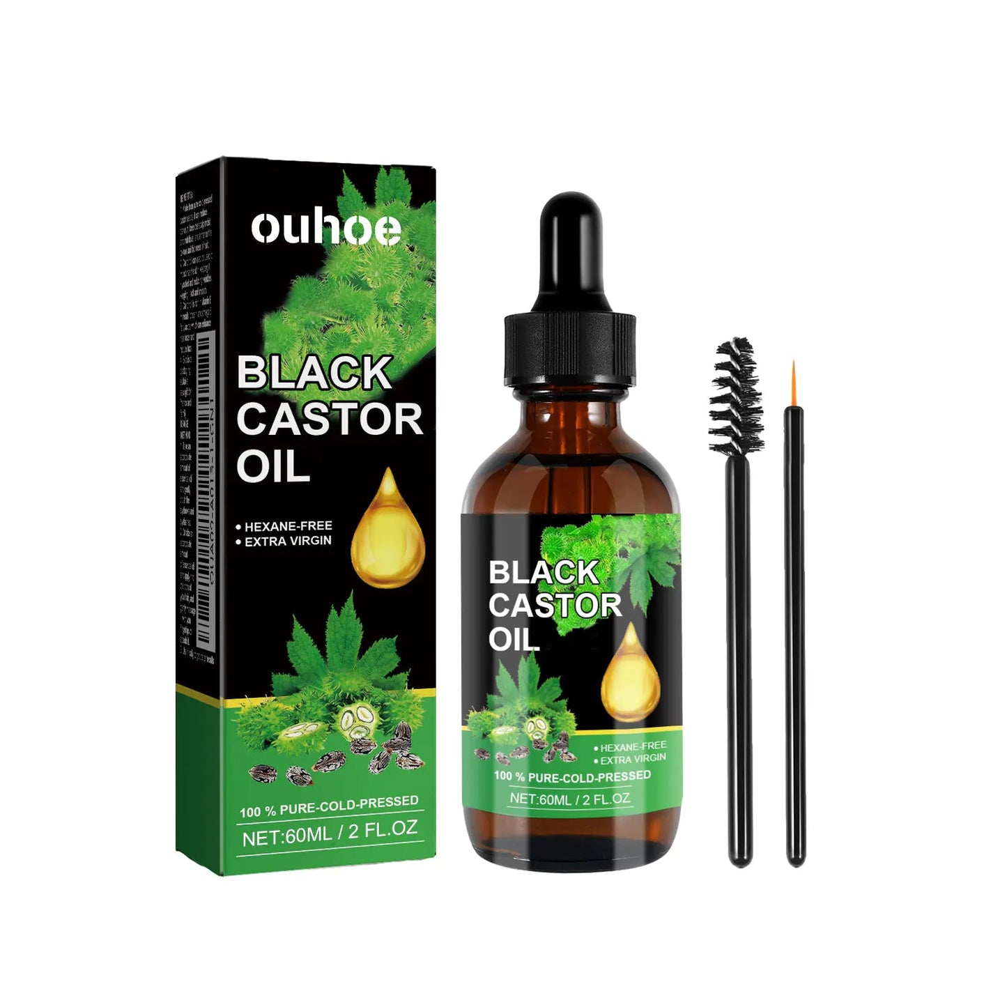 Castor Oil Hair Serum for Nourishing Roots Seomou