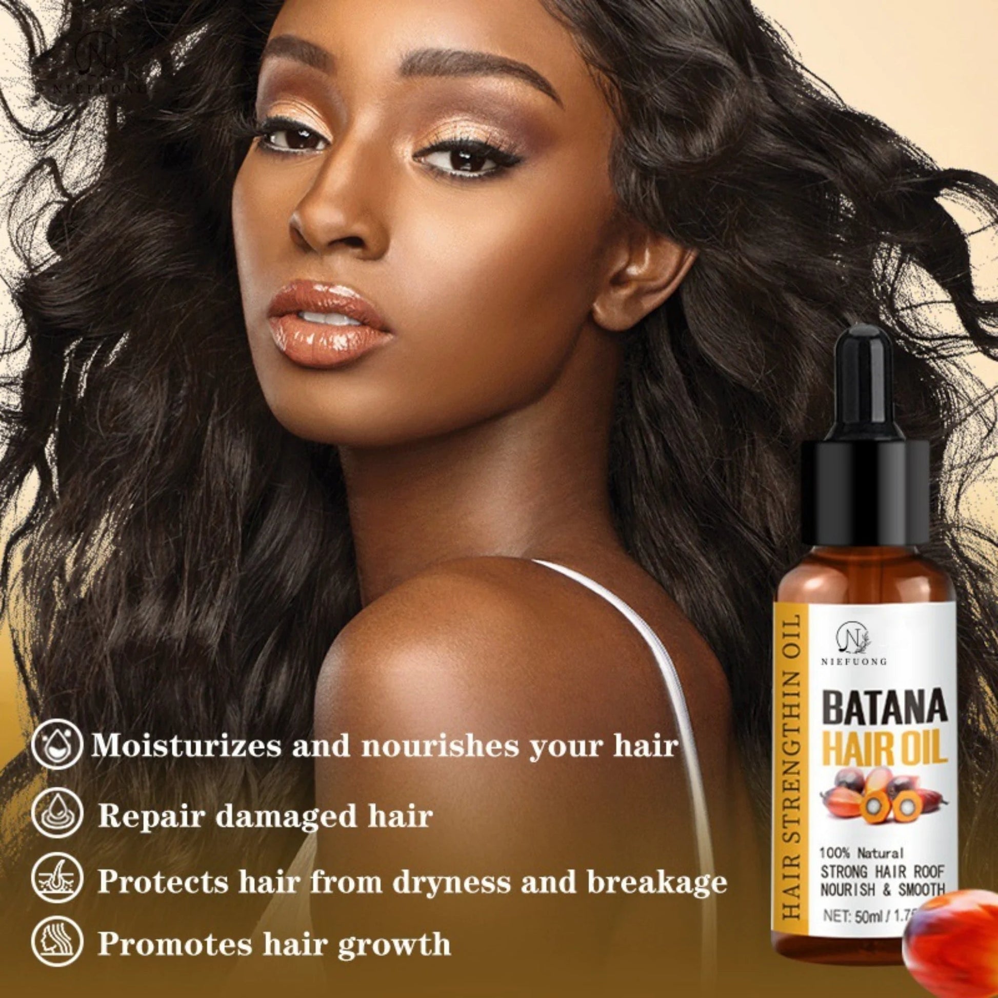 Batana Nourishing Hair & Scalp Oil for conditioning and healthy-looking hair