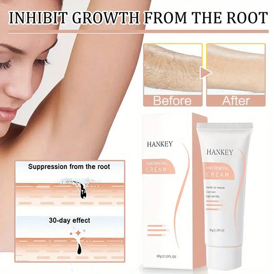 Gentle Painless Hair Removal Cream for Women – Smooth Skin, 60g