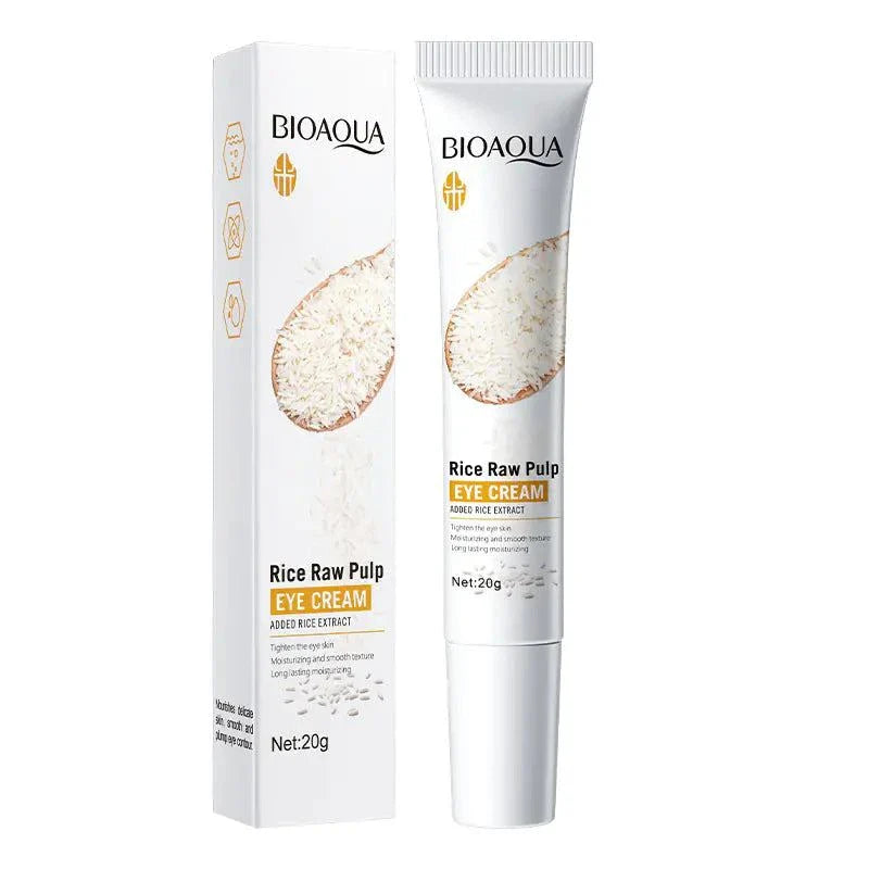Rice essence hydrating lotion bottle close-up