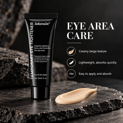 Eye area care: creamy beige texture, lightweight and easy to apply