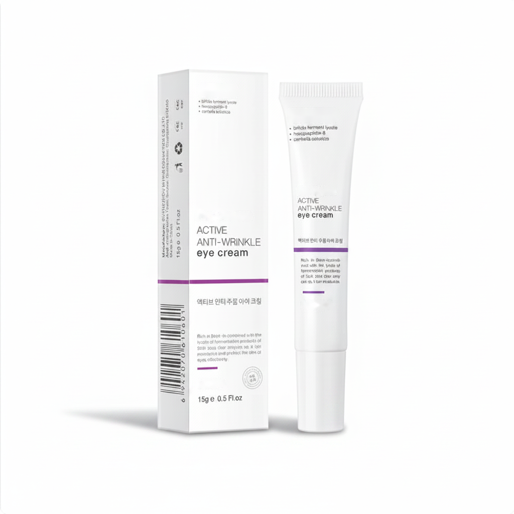 Hydrating Anti-Wrinkle Eye Cream 15g — carton and tube packaging shot on white background