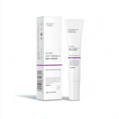 Hydrating Anti-Wrinkle Eye Cream 15g — carton and tube packaging shot on white background