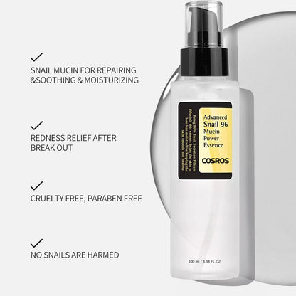 Snail 96 Mucin Power Essence powered by snail mucin