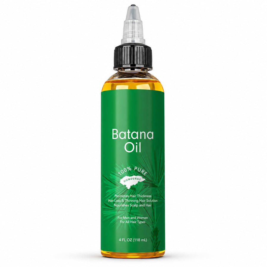 Batana Oil 118 mL bottle alone on a pure white background
