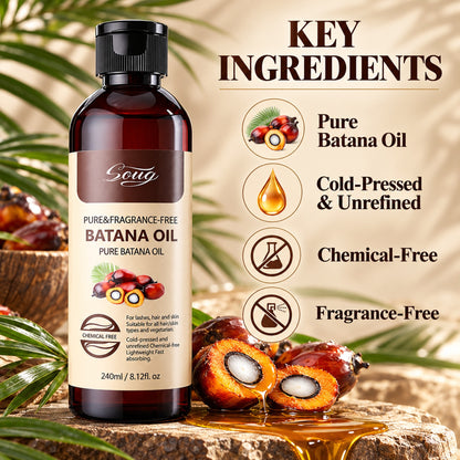 Key ingredients: pure batana oil, cold-pressed and unrefined, chemical-free, fragrance-free