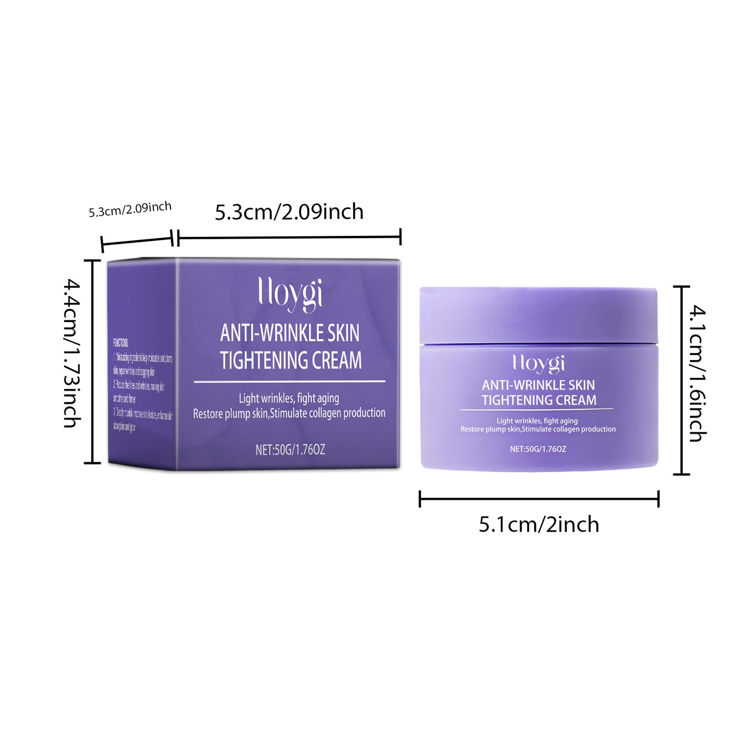 Anti-Wrinkle Skin Tightening Cream – Plumping & Collagen Formula, 50g