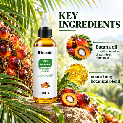 Key ingredients: batana oil from the American oil palm fruit of Honduras and a nourishing botanical blend