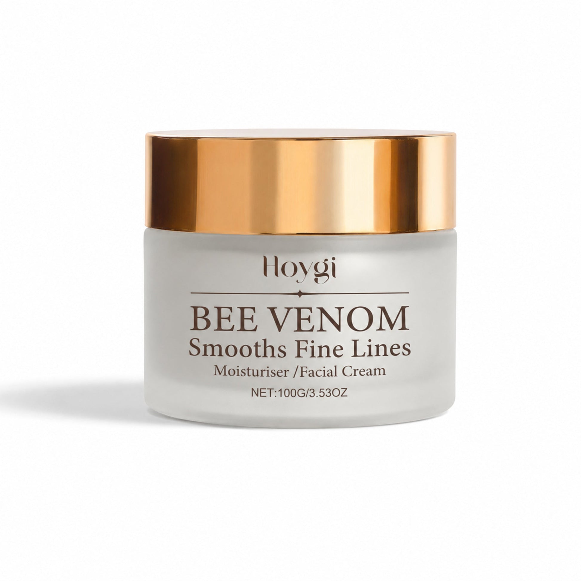 Bee Glow Anti-Wrinkle Face Cream – Firming & Rejuvenating, 100g — centered unboxed hero on white with lower-left shadow