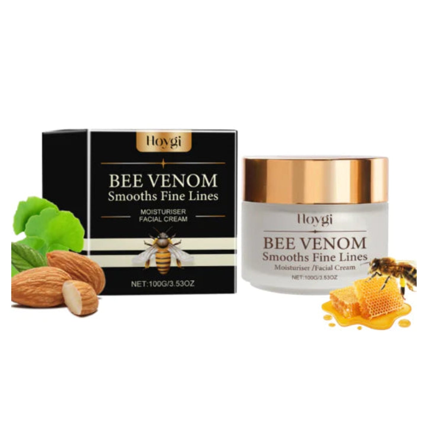 Bee Glow Anti-Wrinkle Face Cream – Firming & Rejuvenating, 100g — premium secondary source product view