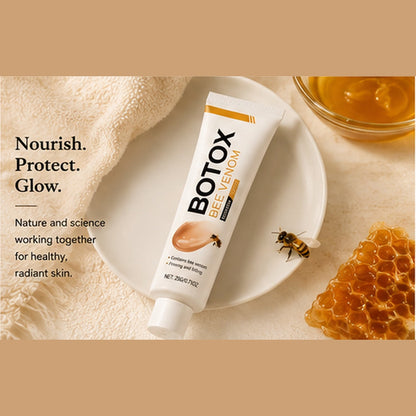 Bee Peptide Firming Face Cream in a realistic owned skincare context