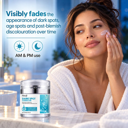 Visibly fades the appearance of dark spots, age spots and post-blemish discolouration, AM and PM use