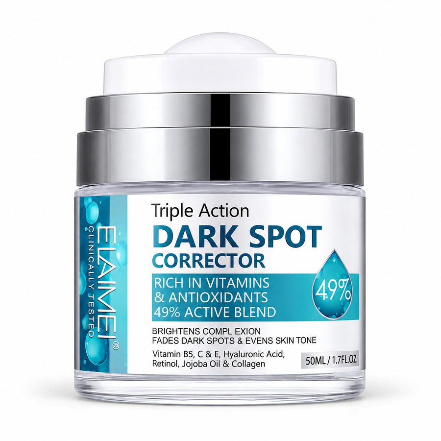 ELAIMEI Triple Action Dark Spot Corrector 50 ml airless jar on a white background