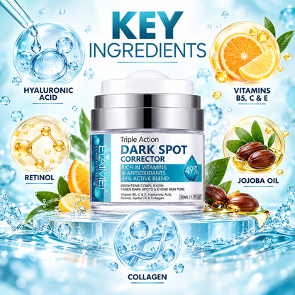 Key ingredients: hyaluronic acid, retinol, vitamins B5, C and E, jojoba oil and collagen