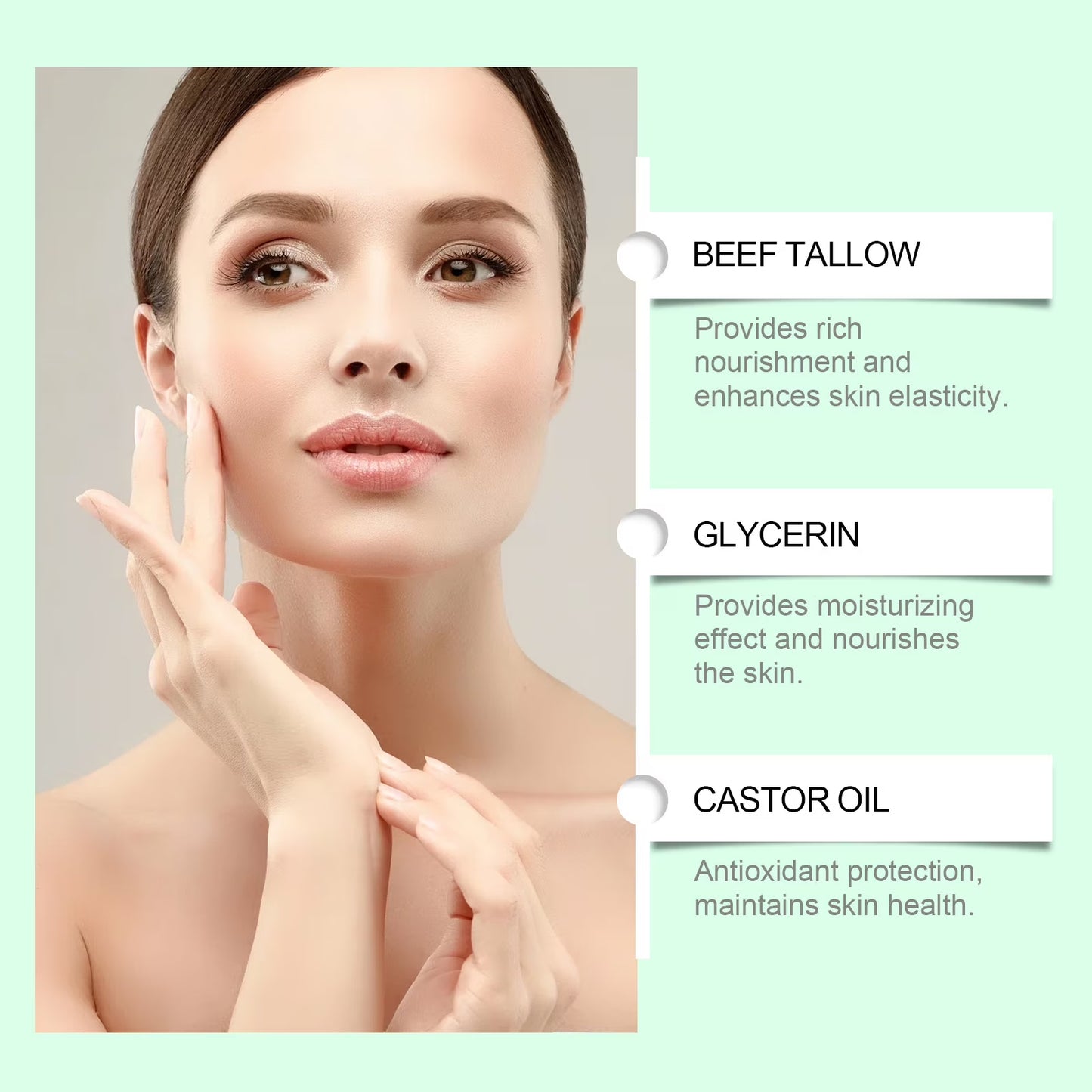 Tallow Cream — Castor Oil & Frankincense Deep Nourishing Formula ( made for all skin types