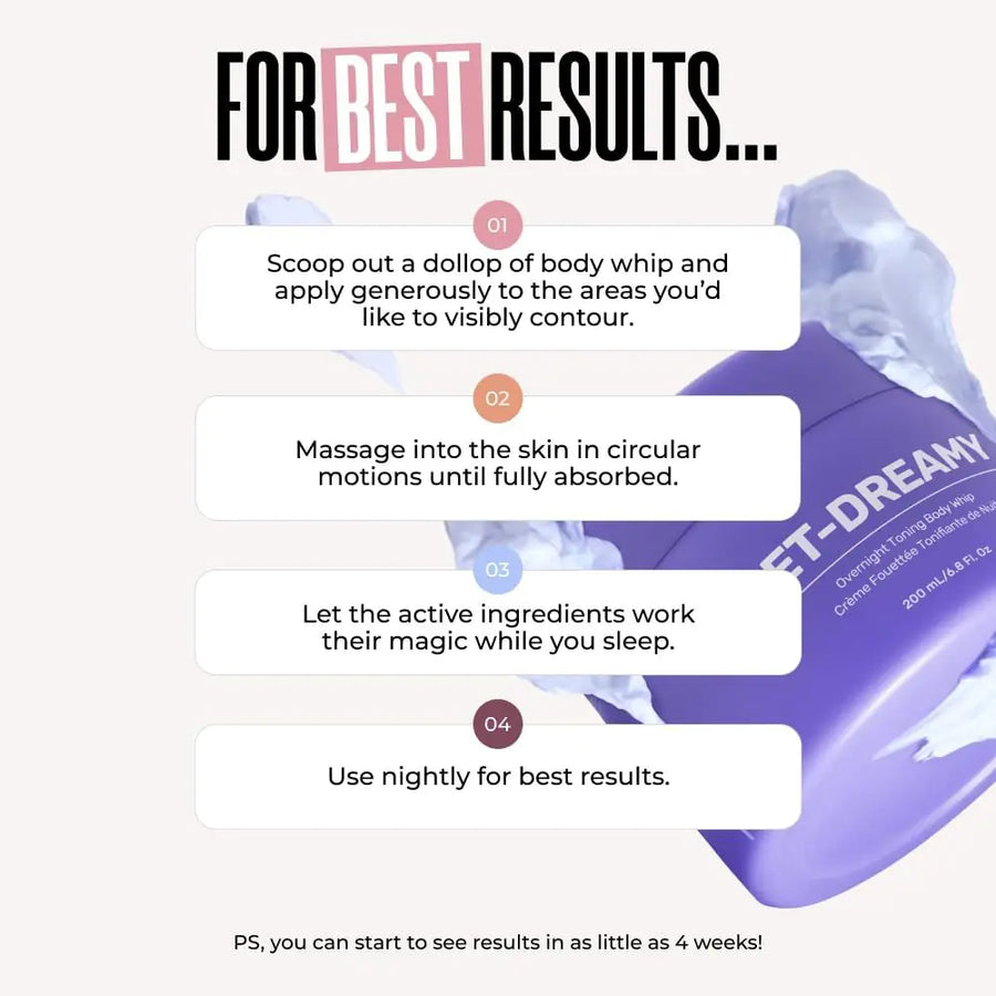 Overnight Firming-Look Body Cream for a smoother, age-defying look