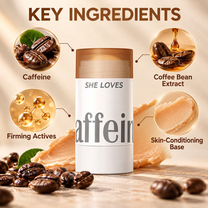 Key ingredients – caffeine, coffee bean extract, firming actives, skin-conditioning base