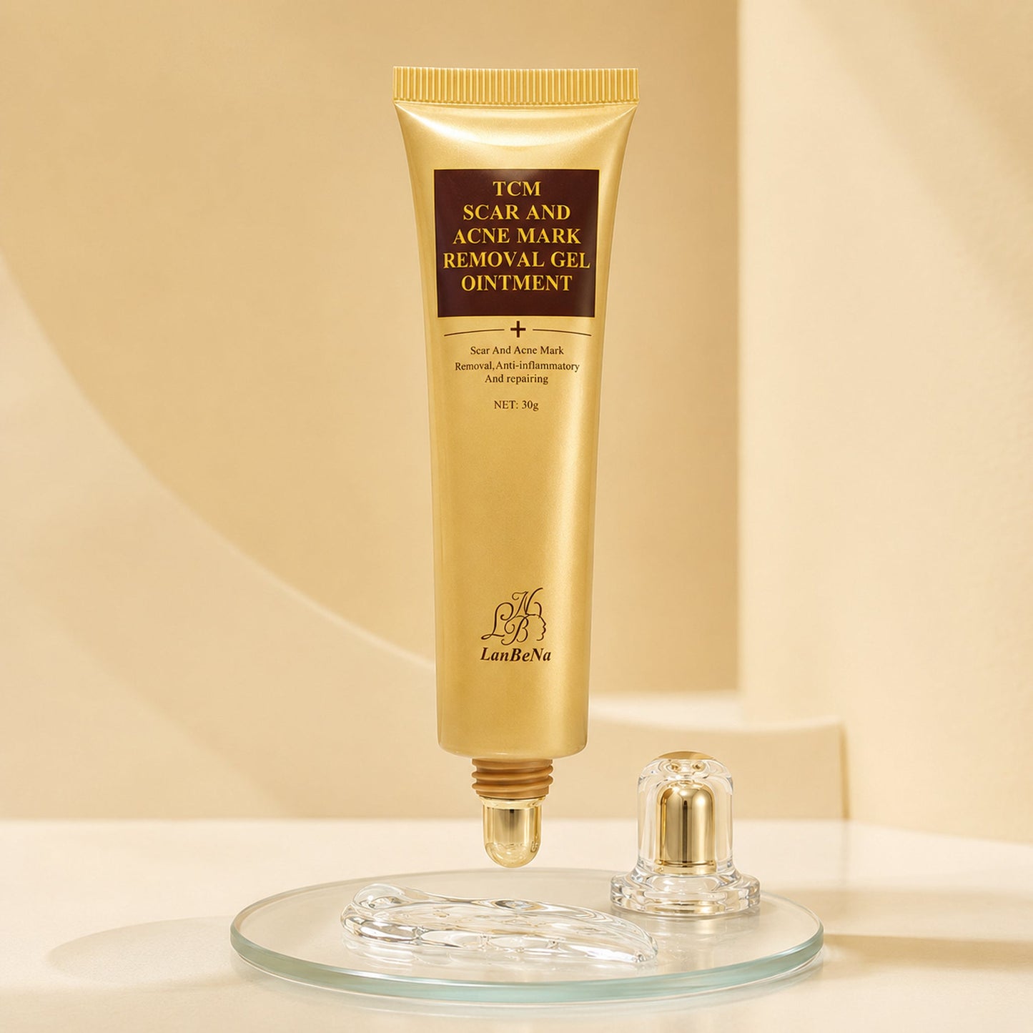 Acne Mark Repair Gel gel texture and product detail