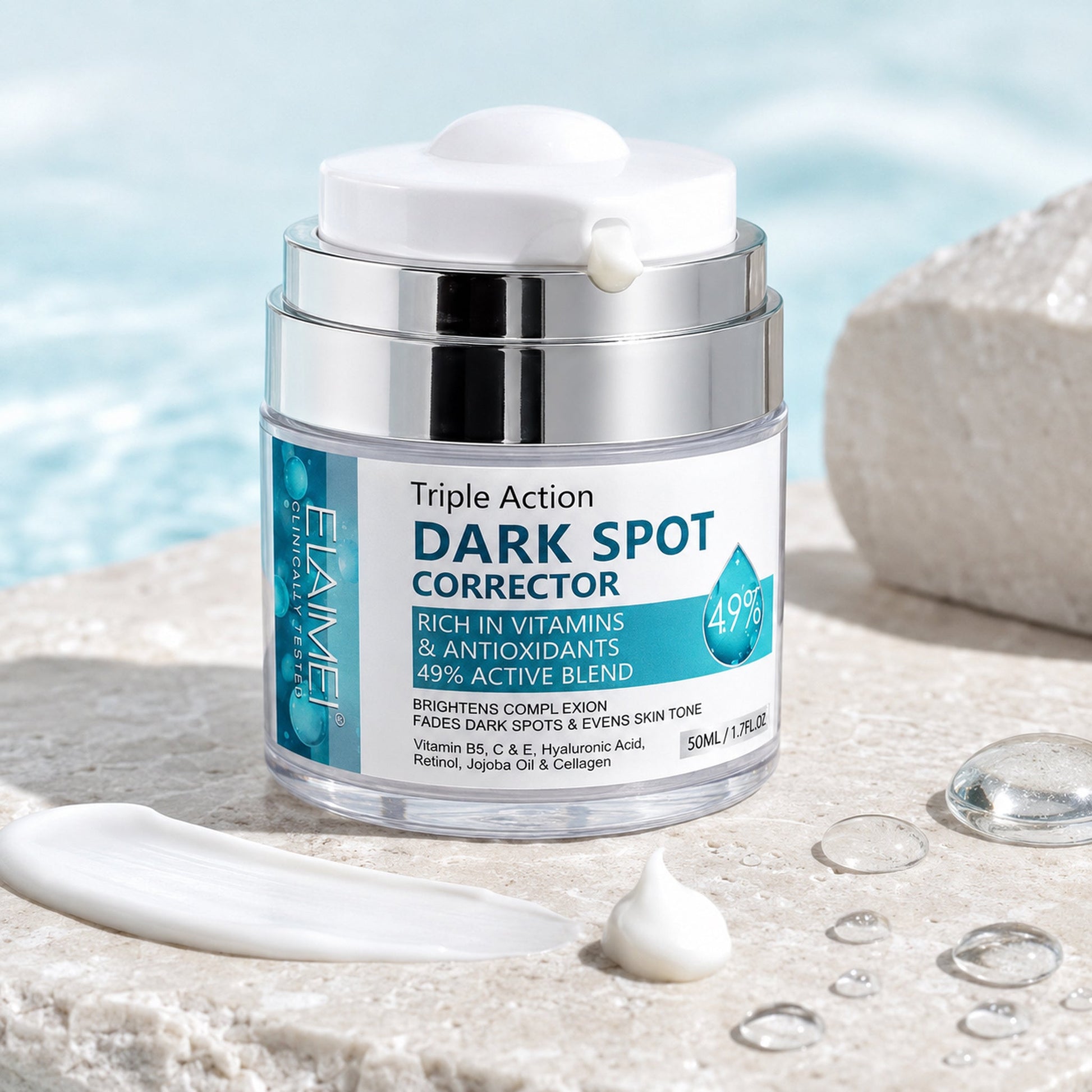 Triple Action Dark Spot Corrector texture and product detail