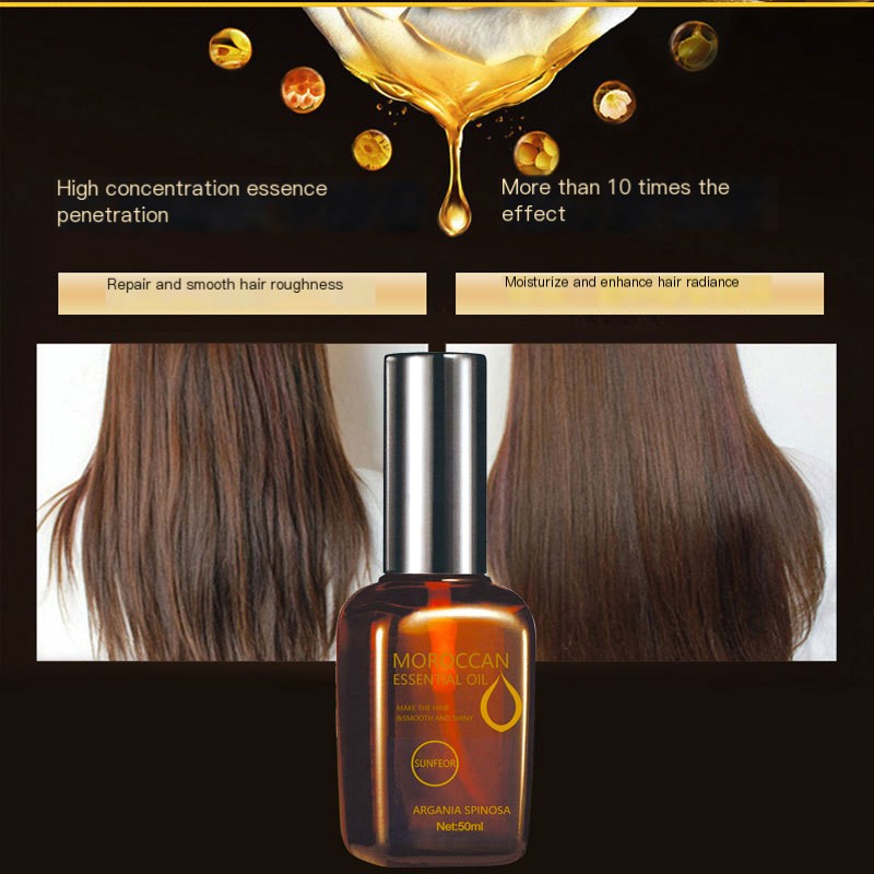 Argan Leave-In Hair Oil – Frizz Control & Hydration, 50ml