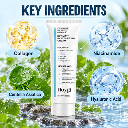 Key ingredients: collagen, niacinamide, centella asiatica and hyaluronic acid