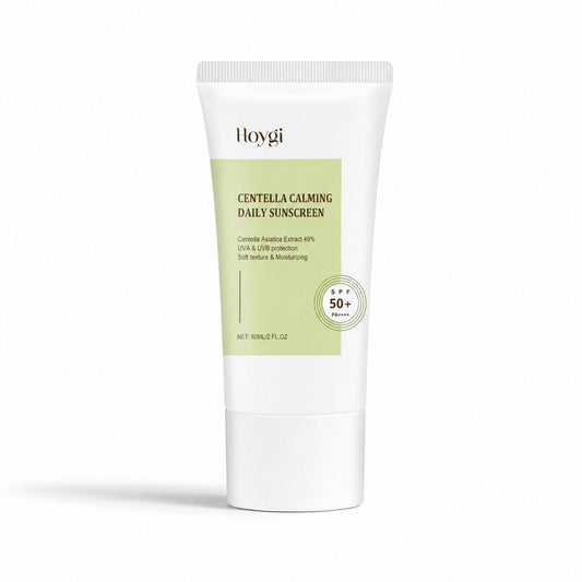 Centella Calming Daily Sunscreen – Hydrating Broad Spectrum SPF — centered unboxed hero on white with lower-left shadow