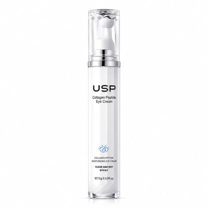 USP Collagen Peptide Eye Cream 15 g roll-on pen alone on a white background