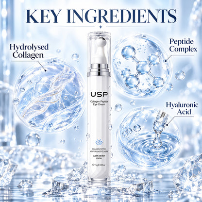 Key ingredients: hydrolysed collagen, peptide complex and hyaluronic acid