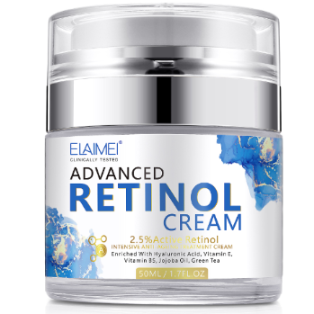 Advanced Retinol Cream – Hyaluronic Acid, Vitamin E & B5, 2.5% Active Retinol, 50ml