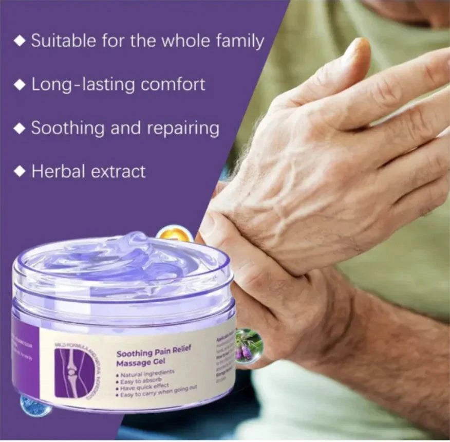 Soothing Relief Massage Gel – Natural Herb Formula Body Care