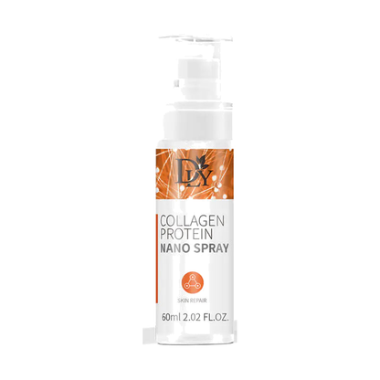 Collagen Hydrating Face Mist pump bottle, 60ml — centred on a pure white background