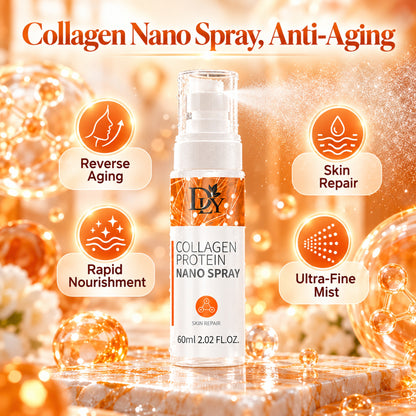 DLY Collagen Protein Nano Spray 60ml – reverse aging, skin repair, rapid nourishment, ultra-fine mist