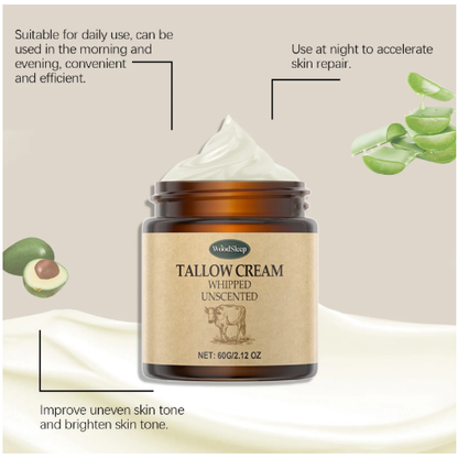 Whipped Tallow Cream for deep daily moisture