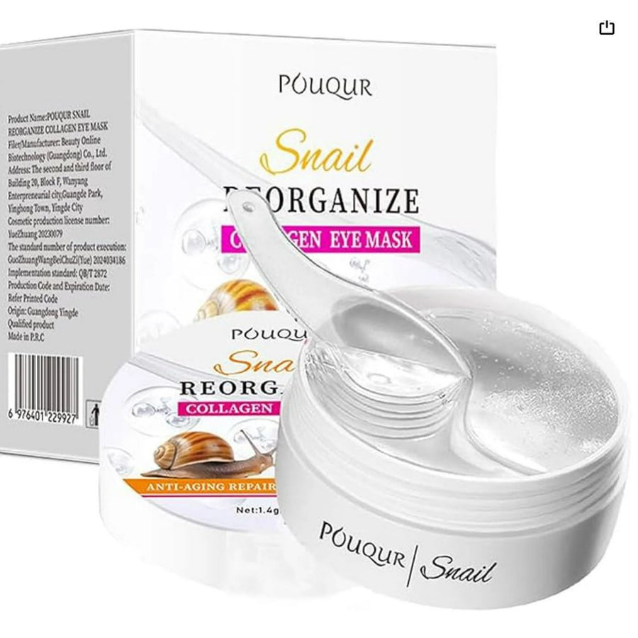 Snail Collagen Under-Eye Patches – 60-pack