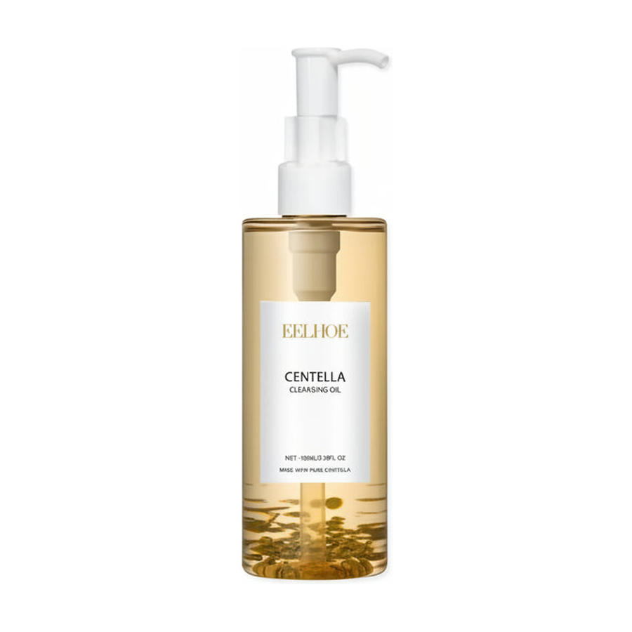 EELHOE Centella Cleansing Oil 100ml pump bottle alone on a pure white background