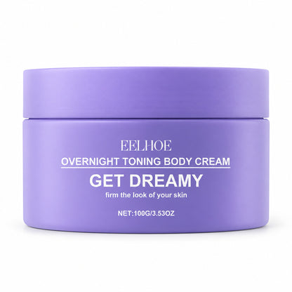 EELHOE Overnight Toning Body Cream 100g jar on a white background