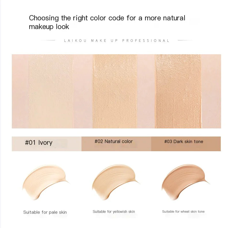 Color Correction Liquid Foundation – Buildable Coverage & Natural Finish