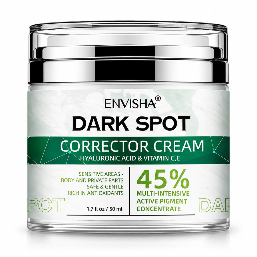 ENVISHA Dark Spot Corrector Cream 50 ml jar with hyaluronic acid and vitamin C, E