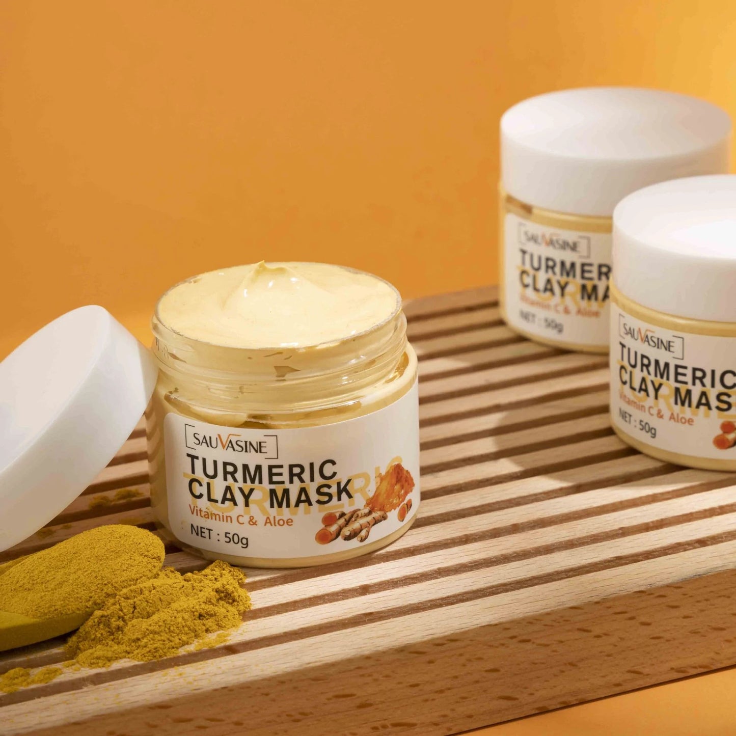 Turmeric Clay Mask Hydrating & Moisturizing Canvia