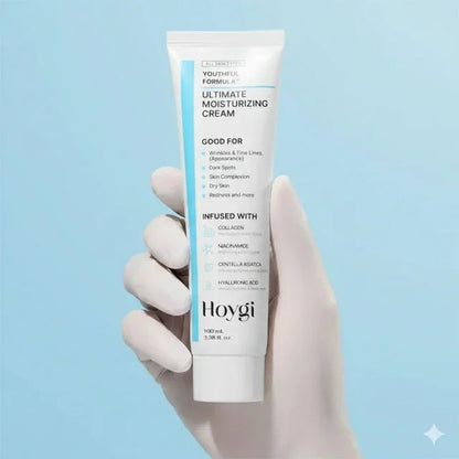 Centella & Collagen K-Beauty Hydrating Face Cream powered by collagen