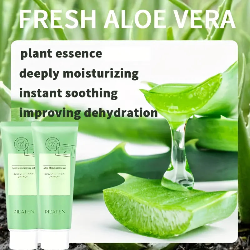 Aloe Gel for Face Moisturizing and Refreshing Care Pilaten