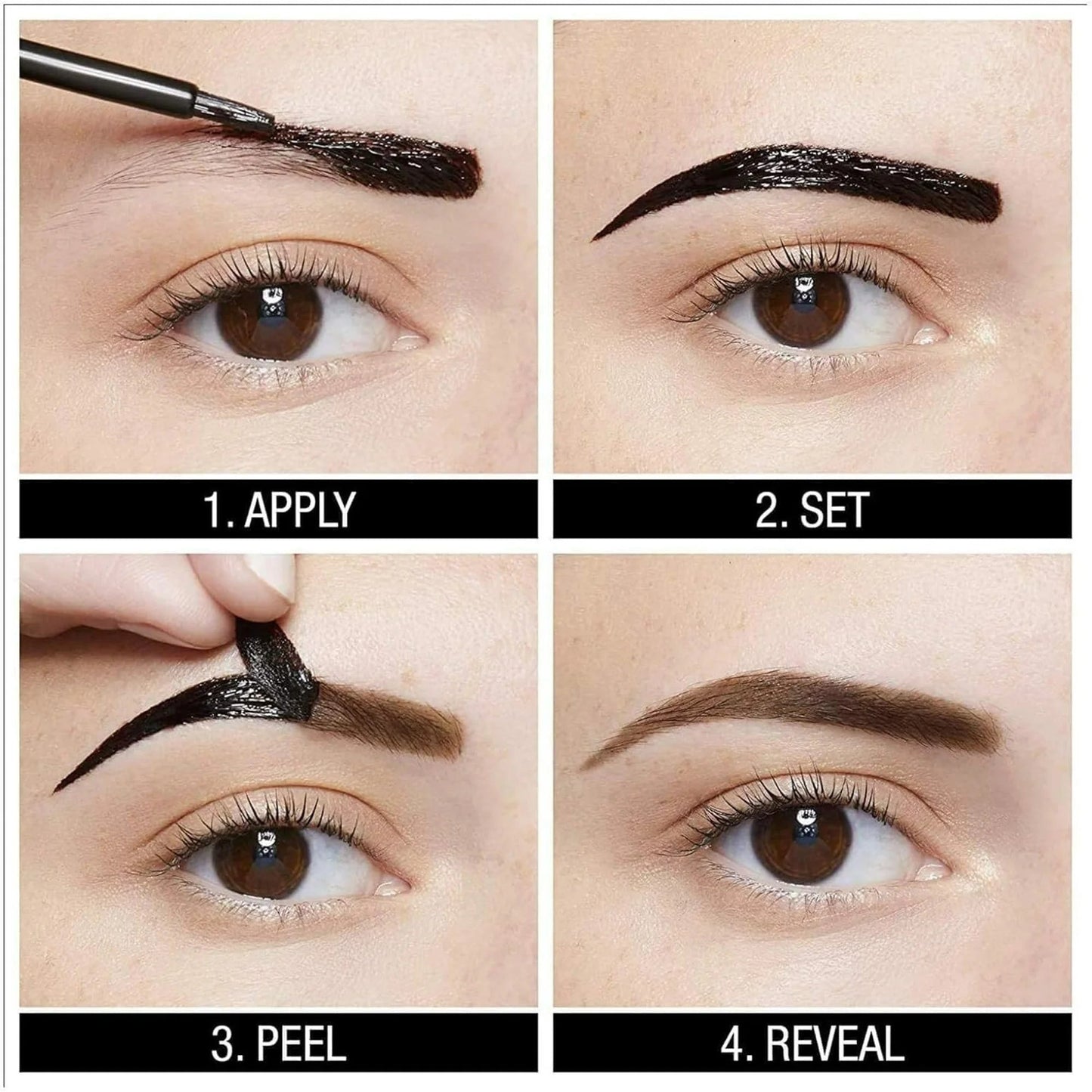 Tattoo Brow Peel-Off Eyebrow Tint – Dark Brown, 6.5ml